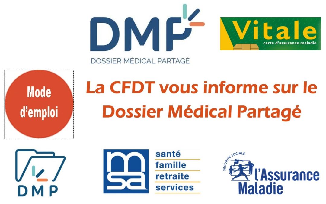 DMP : Information CFDT CAVAC sur le Dossier Médical Partagé