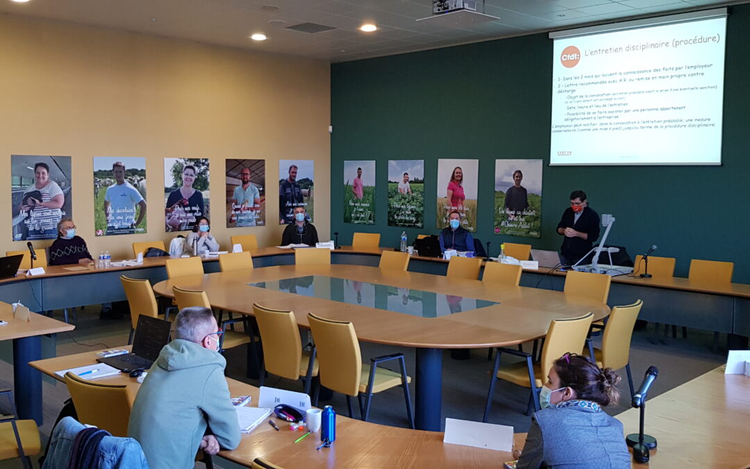 Accompagnement du salarié, la section CAVAC se forme.