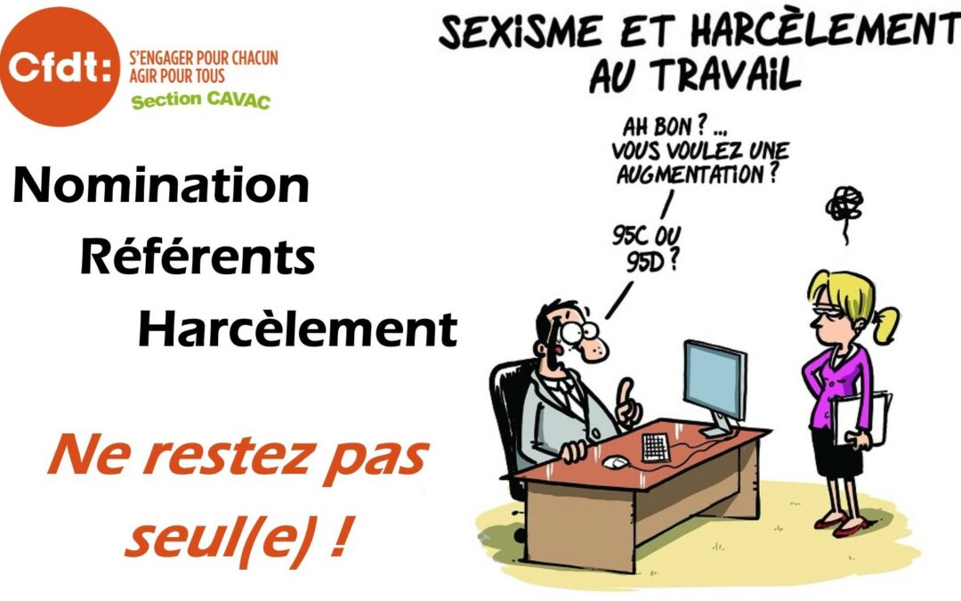 Nomination de référents harcelement