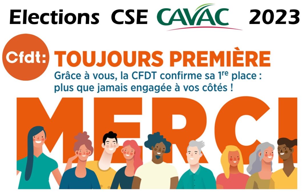 74% des suffrages et 29 élus, la CFDT vous remercie !