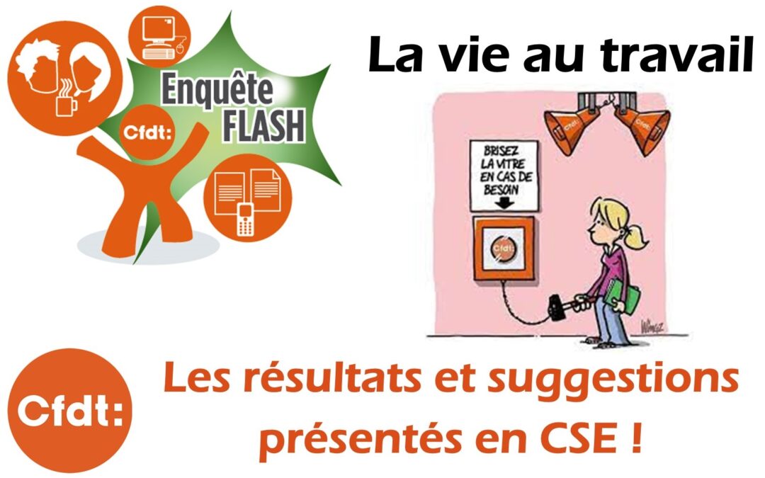 Bilan Enquête Flash CAVAC sur la QVT !