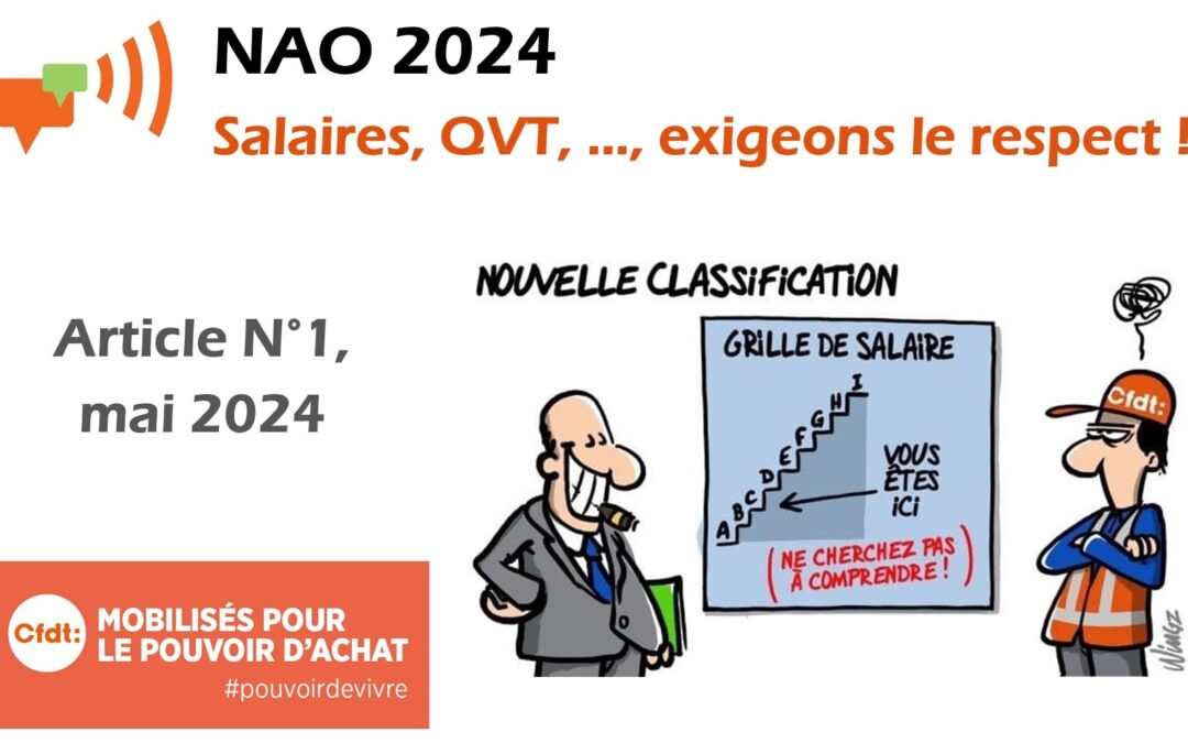 Respect, pour mot d’ordre des NAO 2024