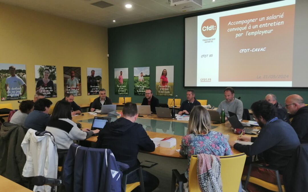 Accompagnement du salarié, la section CAVAC se forme.