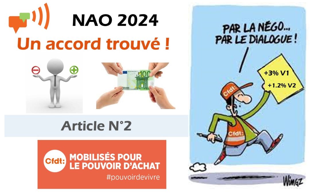 Un accord au-delà des évolutions salariales !