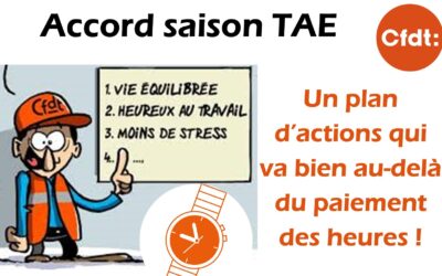 Heures supplémentaires TAE, un premier accord qui en appellera d’autres !