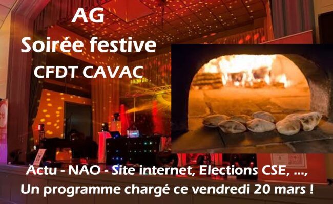 Le 20 mars, venez participer à un moment convivial !